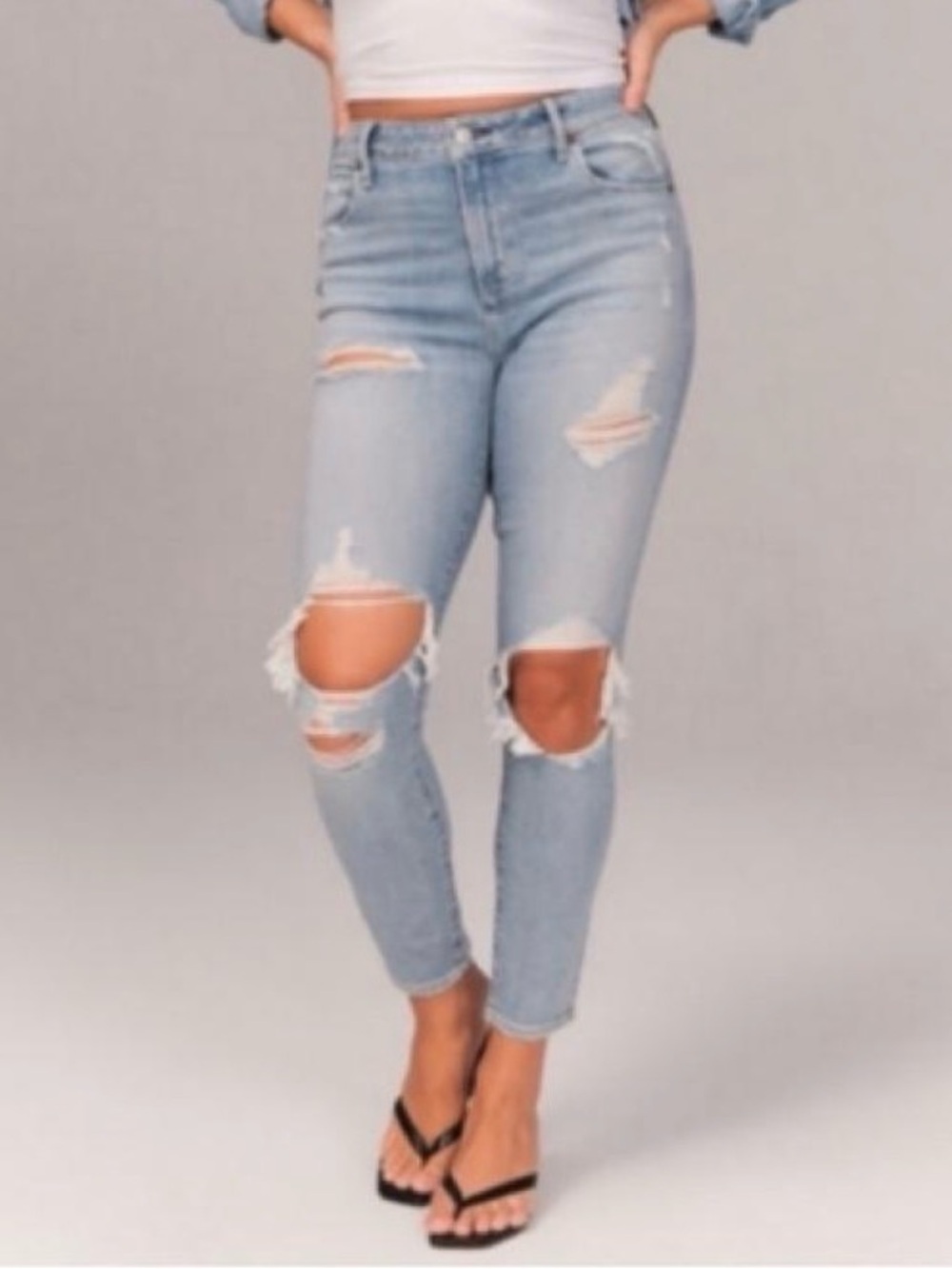 Abercrombie & Fitch high Rise Skinny Ankle Jeans -Brand New With Tags